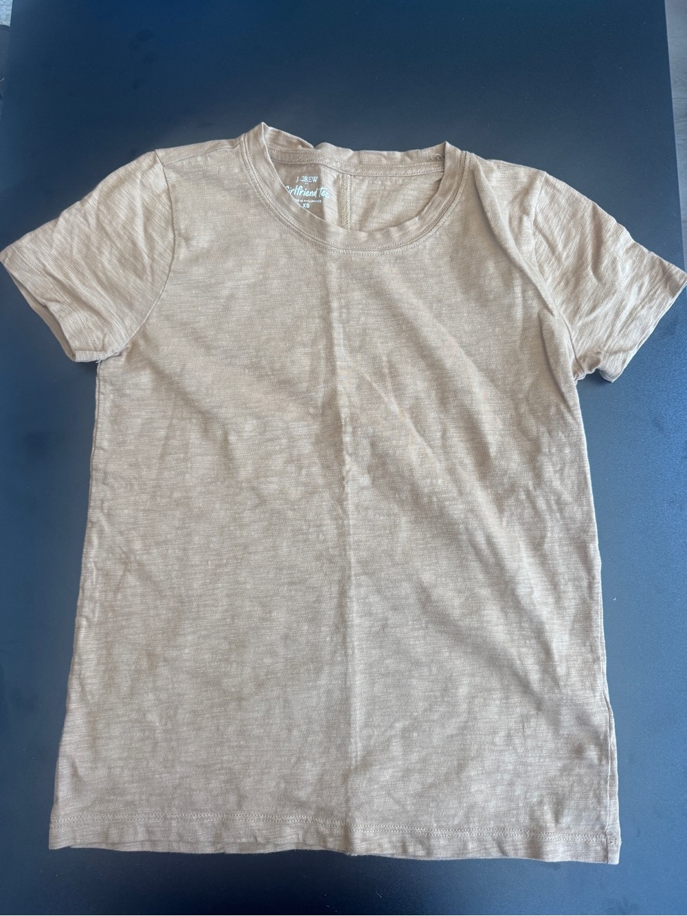 J. Crew Lightweight Crew Neck Tee - Brown